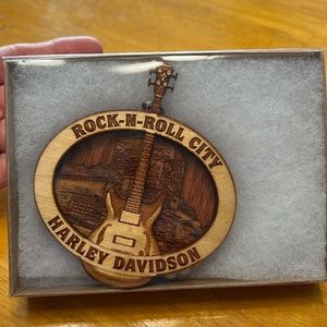 Custom guitar ornament. Rock N Roll City